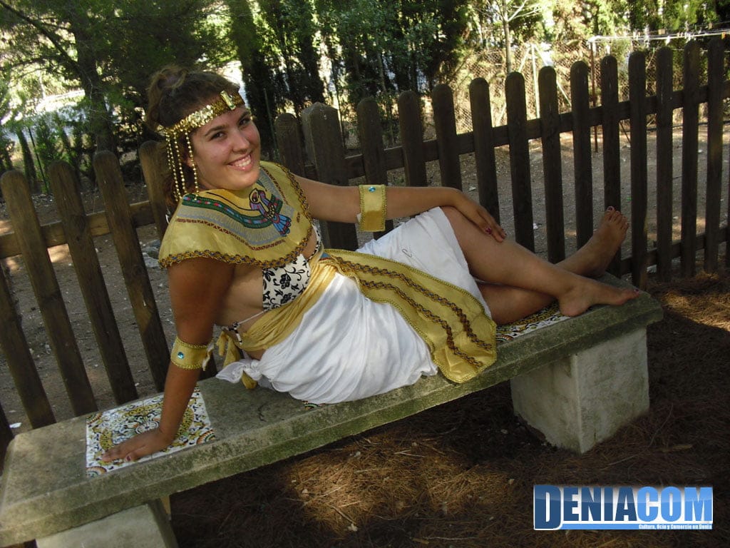 La monitora fue Cleopatra por un día