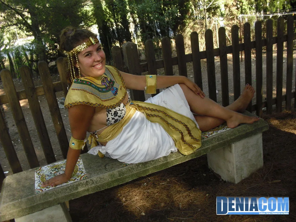 La monitora fue Cleopatra por un día La monitora fue Cleopatra por un día