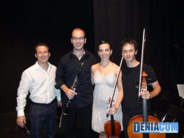 Músicos en el Homenaje a Agustín Moreno