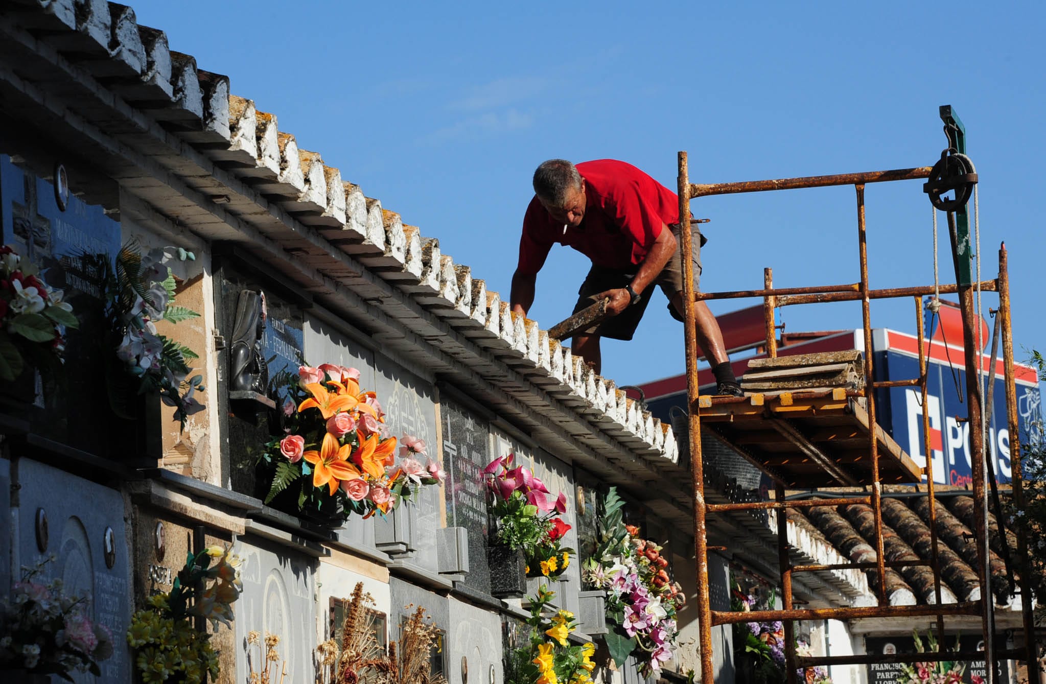 Obras en el cementerio municipal