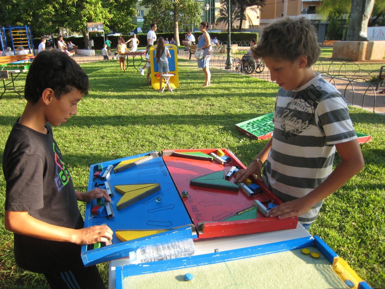 Pintball artesano en los Tradijocs de Cultura als Barris