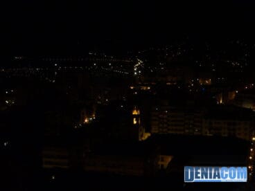 Vistas de Dénia desde Música al Castell