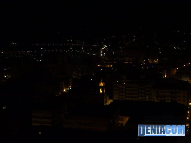 Vistas de Dénia desde Música al Castell