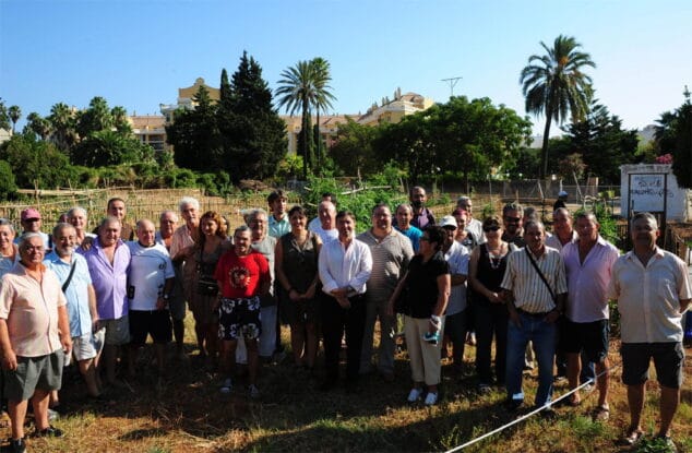 Concesionarios de los huertos urbanos de Torrecremada