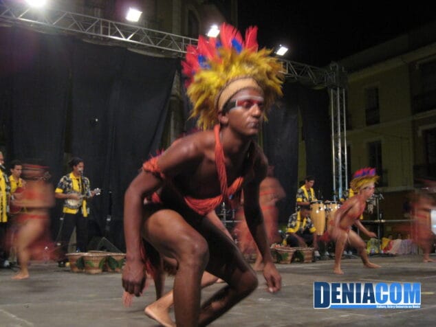 Guerreros en el Ballet Folklórico Da Amazônia