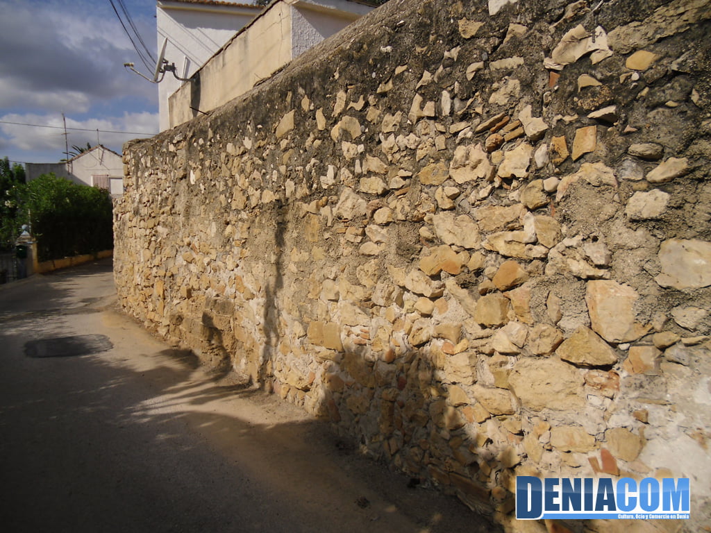 La Muralla del Fortí en la calle Amaltea