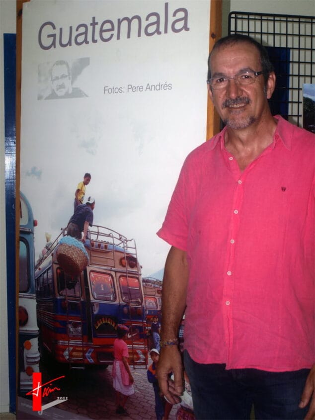 Pere Andres autor de la exposición