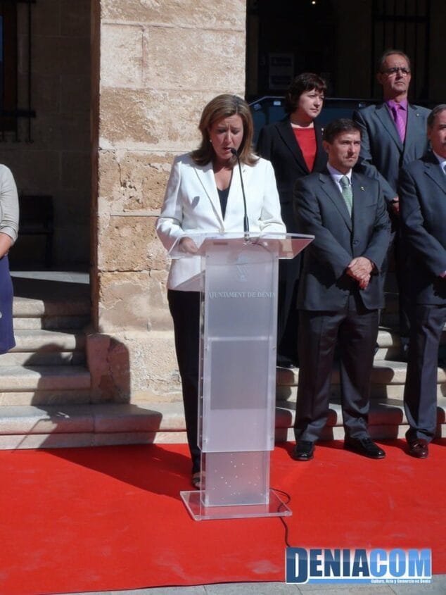 La alcaldesa apela a la unión en su discurso del 9 d'octubre 1 Ana Kringe apela en su discurso del 9 doctubre a la unión