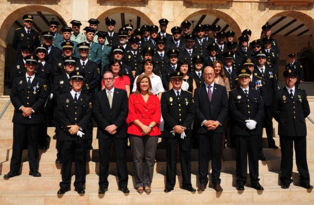 Celebración de los Ángeles Custodios Agentes condecorados