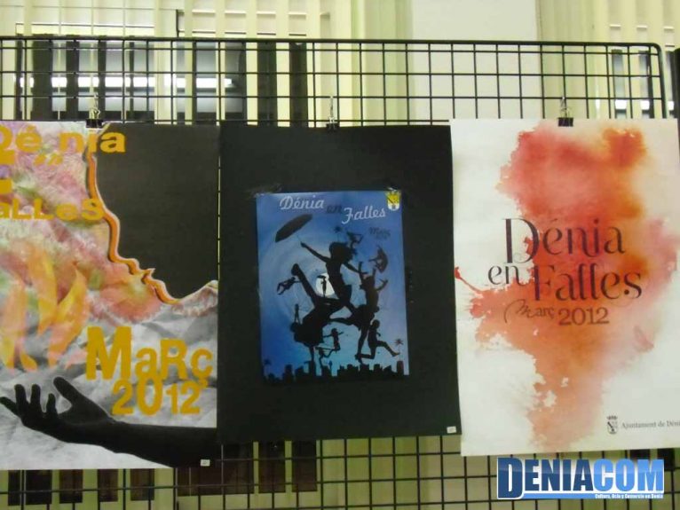 Diseños presentados al concurso de carteles de fallas 2012 de Dénia