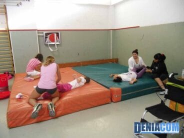 Fisioterapeutas en la Escuela de Deporte Adaptado de Dénia