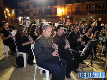 La Banda de Dénia celebra el dia de la Comunitat Valenciana con un concierto