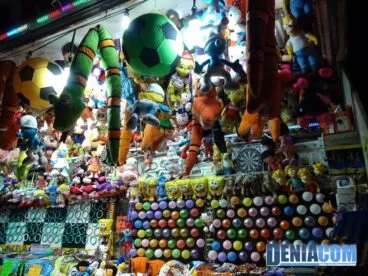 Tómbola en la feria de Dénia