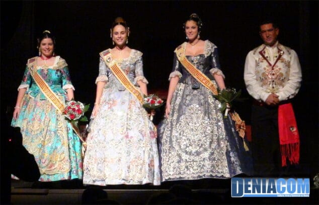 Saladar celebra la proclamación de MªLuisa Gemma Bisquert 10 09 Corte de Honor de la Falla Saladar 2012