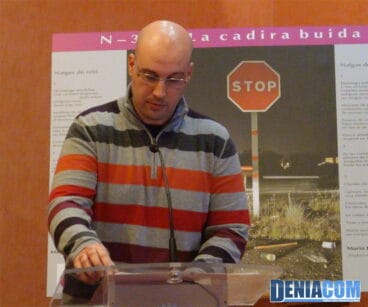 Josep Crespo lee el manifiesto del Consell de la DOna