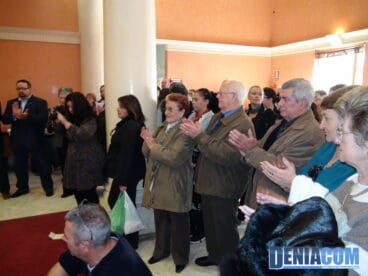 Público asistente al acto institucional contra la violencia de género