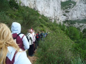 Subida a la Cova del Aigua