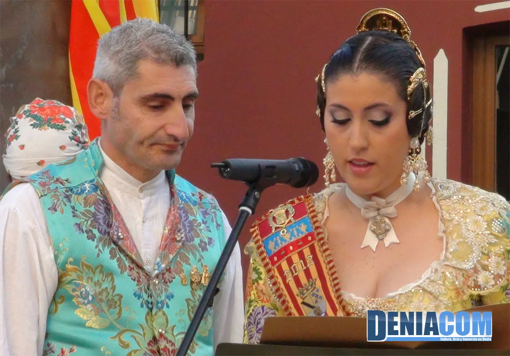 Anna Sobrecases y Jaume Bertomeu en el homenaje a Salva Sivera