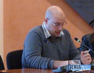 Josep Crespo en el pleno de enero