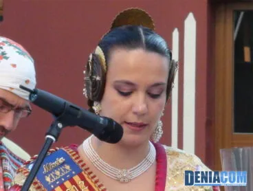 Mireia Reig en el homenaje a Salva Sivera