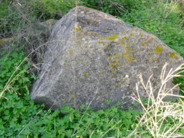 Restos del monumento al Sagrado Corazón