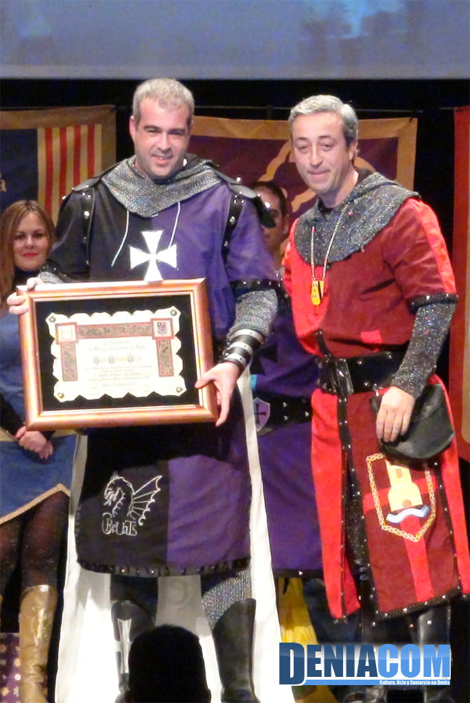 06 Justo Morales recibe el nombramiento como Capitán Cristiano de Dénia 2012
