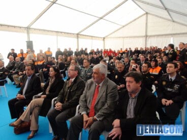 Asistentes a la entrega de reconocimientos y condecoraciones de las Jornadas de Seguridad