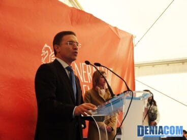 Conseller de Seguridad Serafín Castellano en Dénia