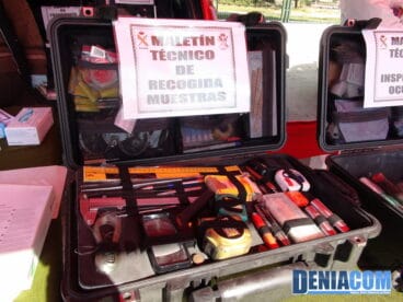 Maletín técnico de recogida de muestras de la Guardia Civil