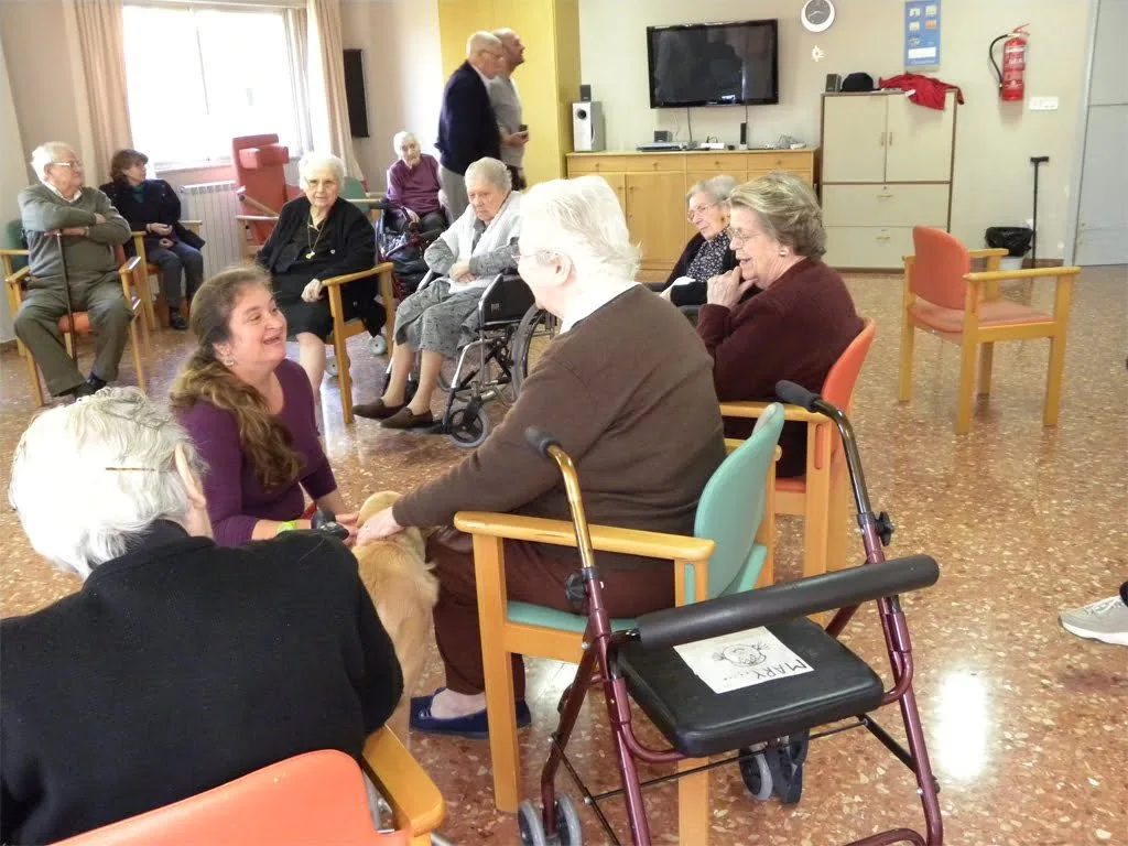 Terapia con animales en la Residencia de Ancianos II