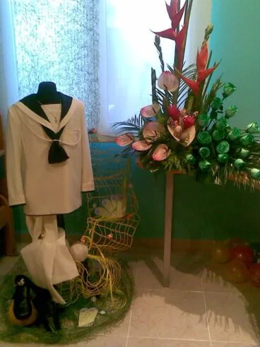 Decoracion floral comuniones Floristeria Mandarina
