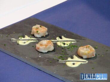 3er premio – Tres en gamba de Iván Méndez del Balneario Mondariz de Pontevedra