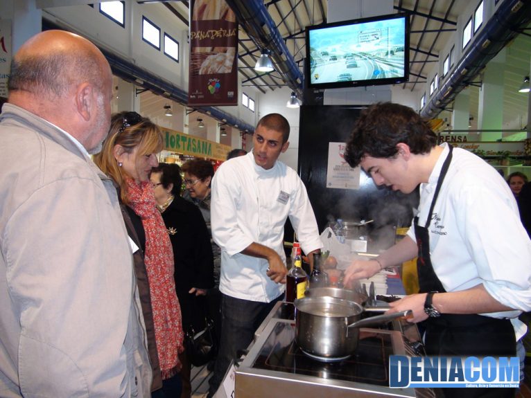 El Mercat Municipal acogió el I Concurso de Cocina Creativa de la Gamba Roja de Dénia