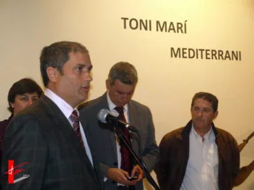Inauguración de la exposición de Toni Mari en Dénia