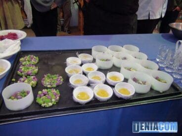 Ingredientes de la receta ganadora del I Concurso de Cocina Creativa de la Gamba Roja de Dénia