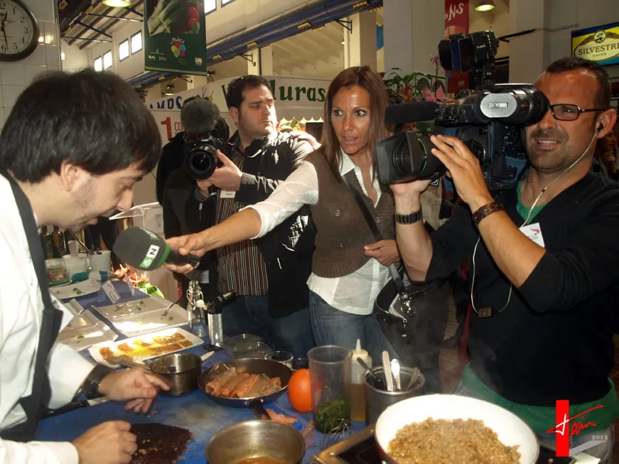 Medios de comunicación en el I Concurso de Gamba Roja de Dénia