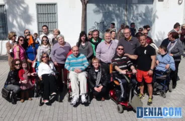 Organizadores del evento solidario en favor de ADISDE