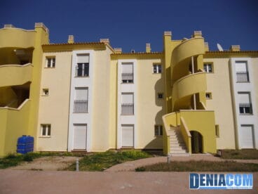 Parte trasera de la Urbanización La Siesta de Dénia