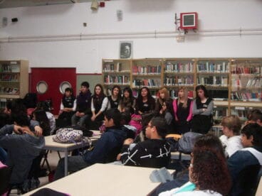 Charla de los alumnos de Peluquería en los insitutos dianenses II