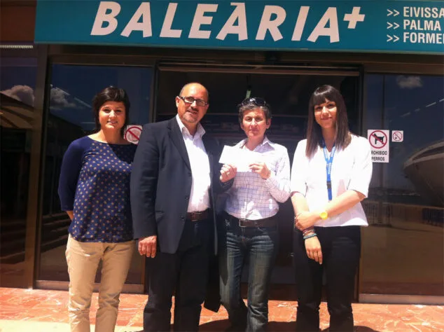 Donación de Baleària a Visió Sense Fronteres