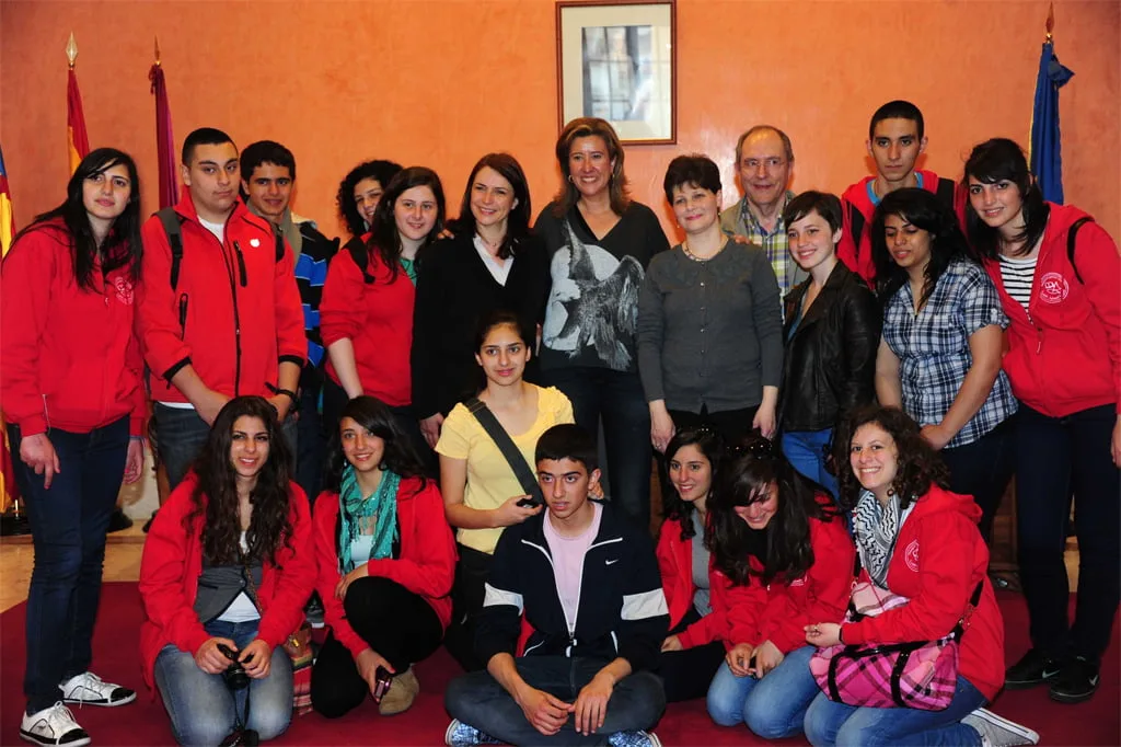Estudiantes palestinos visitan Dénia