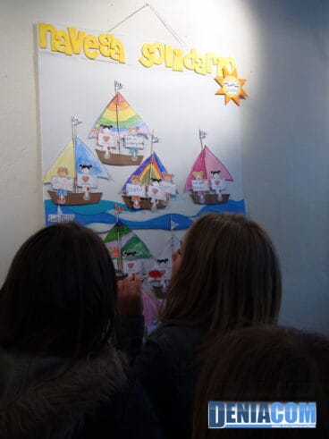 Los más pequeños colaboraron con los niños y niñas de Menudos Corazones