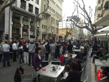 Público en el ensayo de la Marina Big Band