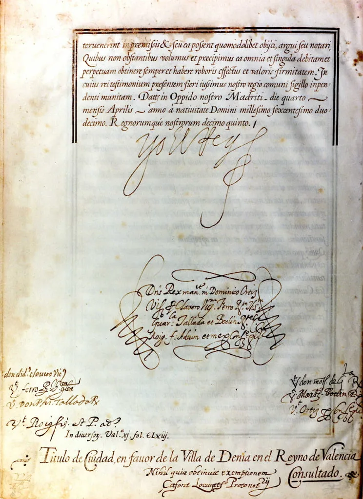 Título de Ciudad de Dénia Final