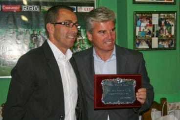 Visita del presidente del Betis y Gordillo a la Peña Bética de Dénia III