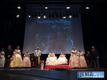 13 despedida de las Falleras Mayores de Dénia 2012