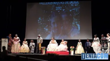 21 despedida de las Falleras Mayores de Dénia 2012