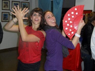 Arte en la primera Feria de Abril de la Falla Roques