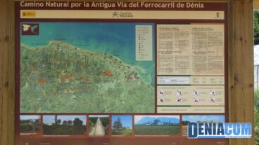 Cartel inicio de la Vía Verde