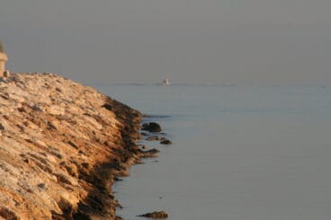 Escollera en la Marineta